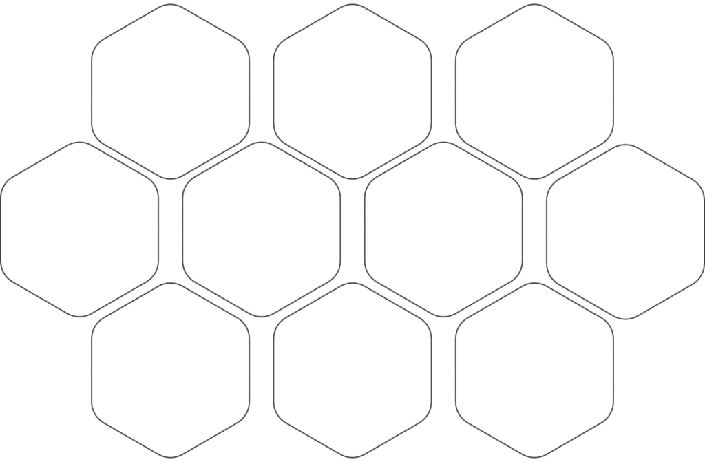 Dekoratives Wabenmuster